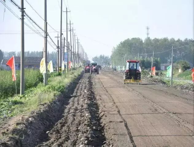 正定县2018年农村公路建设